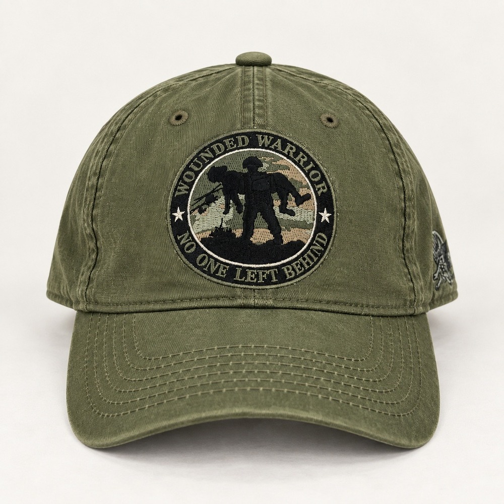 Eagle Crest Gorpcore Wounded Warrior Project Hat Mens OS Green Tactical Dad Cap